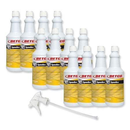 Betco Cleaners & Detergents, 32 oz Spray Bottle, Liquid, 12 PK 1731200